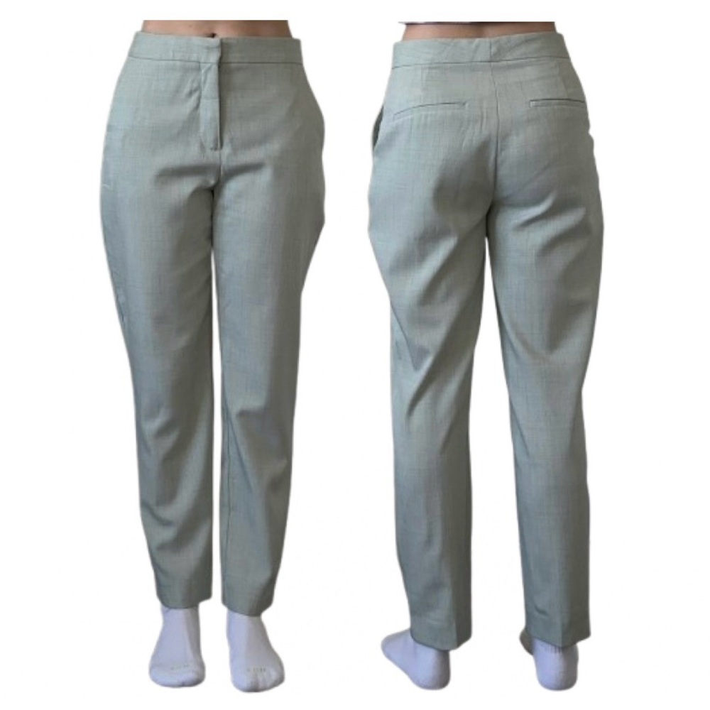 Light Green Mint Sage Zara Skinny Narrow Leg Pants